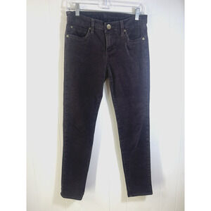 Kut From The Kloth Diana Stretch Corduroy Pants Brown Low-Rise Skinny Size 6P